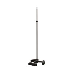 Latch_Lake_micKing_MK2200STBK_-_Straight_Telescopic_Mic_Stand_with_Lever_Lock_Cast_Iron_Base_and_Castor_Wheels_Black_-_3