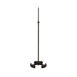 Latch_Lake_micKing_MK2200STBK_-_Straight_Telescopic_Mic_Stand_with_Lever_Lock_Cast_Iron_Base_and_Castor_Wheels_Black_-_4