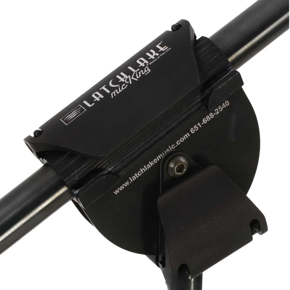 Latch_Lake_micKing_2200_-_Studio_Boom_Microphone_Stand_with_Lever_Locks_Heavy-Duty_Boom_Clutch_and_Stable_Base_with_Castor_Wheels_Black_-_7