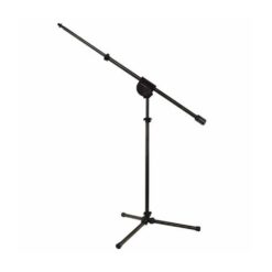Latch_Lake_micKing_1100_-_Heavy-Duty_Boom_Microphone_Stand_with_Lever_Locks_Boom_Clutch_and_Weighted_Tripod_Base_Black_-_1