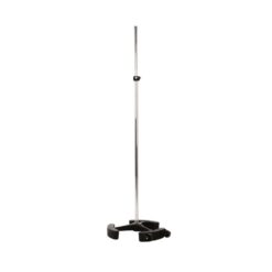 Latch_Lake_micKing_MK2200STCH_-_Straight_Telescopic_Mic_Stand_with_Lever_Lock_Cast_Iron_Base_and_Castor_Wheels_Chrome_-_1