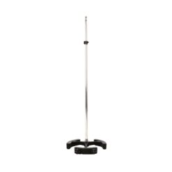 Latch_Lake_micKing_MK2200STCH_-_Straight_Telescopic_Mic_Stand_with_Lever_Lock_Cast_Iron_Base_and_Castor_Wheels_Chrome_-_2