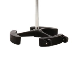 Latch_Lake_micKing_MK2200STCH_-_Straight_Telescopic_Mic_Stand_with_Lever_Lock_Cast_Iron_Base_and_Castor_Wheels_Chrome_-_7