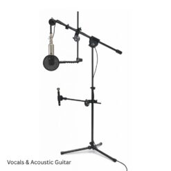 Latch_Lake_MK1113BK_Pro_Pack_1_-_micKing_1100_Boom_Stand_with_Three_24-inch_Xtra_Booms_and_SpinGrip_Mic_Mount_-_7_Vocals_and_Acoustic_Guitar