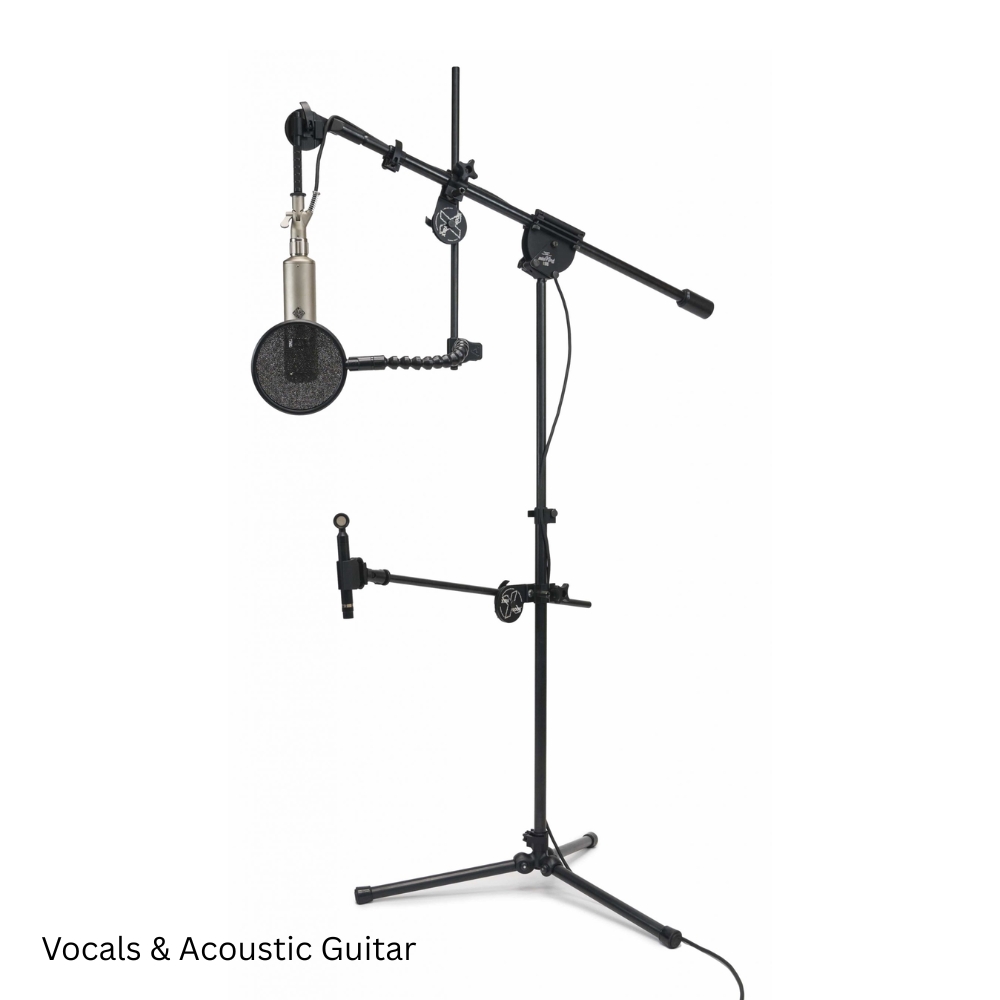 Latch_Lake_MK1113BK_Pro_Pack_1_-_micKing_1100_Boom_Stand_with_Three_24-inch_Xtra_Booms_and_SpinGrip_Mic_Mount_-_7_Vocals_and_Acoustic_Guitar