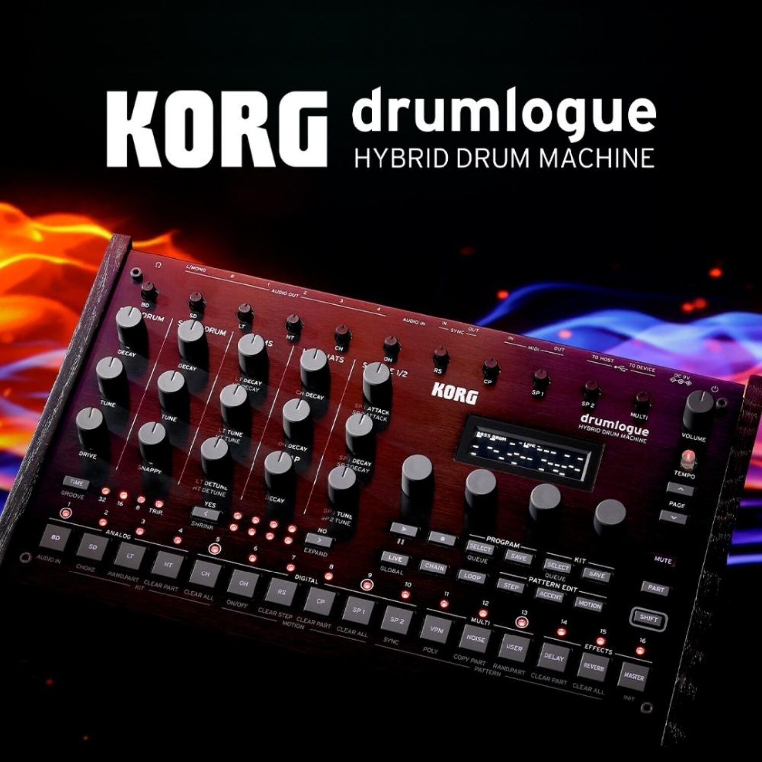 Korg-Drumlogue-Hybrid-Drum-Machine
