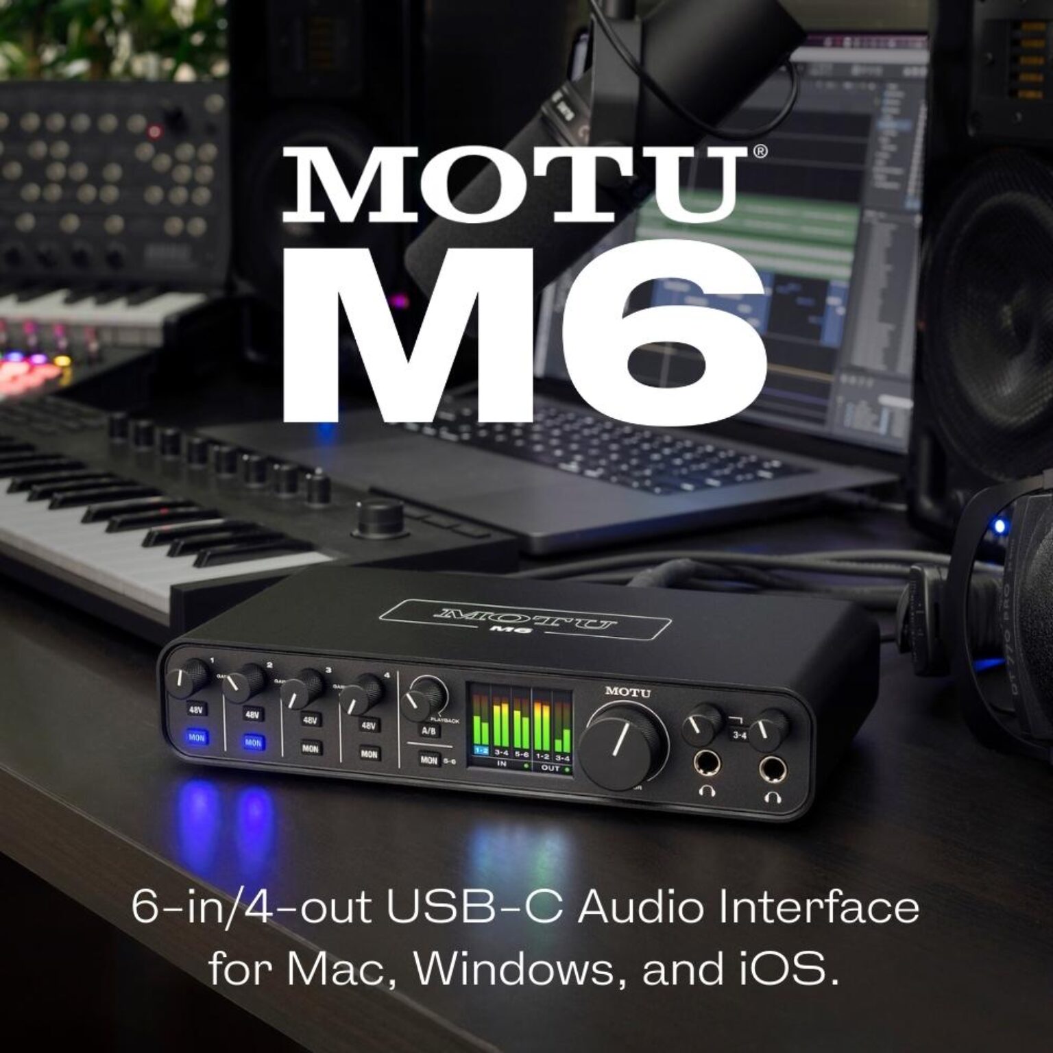 MOTU-M6-USB-C-Audio-Interface