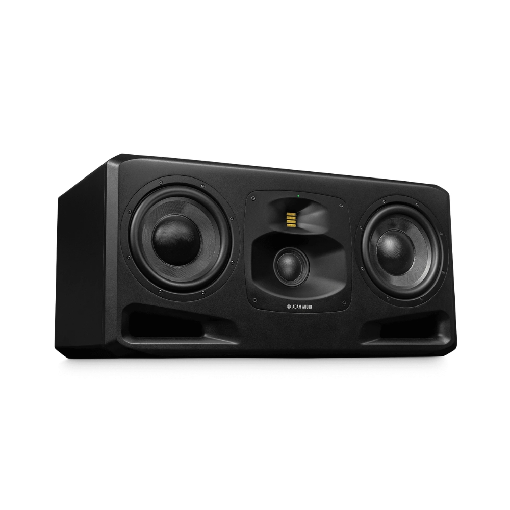 ADAM_Audio_S5H_-_2_x_10-5-inch_Woofer_Active_3-Way_System_Midfield-Main_Monitor_-_3_Left_Side_Front_Bottom_Right_Angle