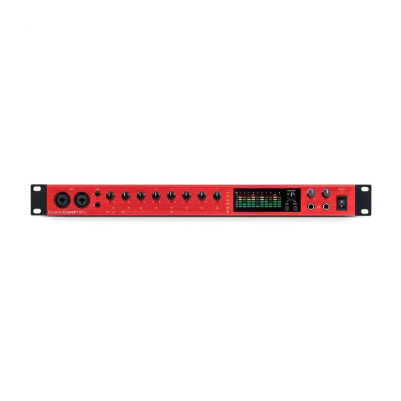 Focusrite Rack Interface Focusrite Clarett+ 8Pre 18-In/20-Out - Rackmount USB Audio Interface ...