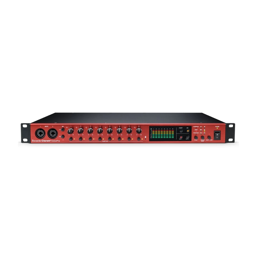 Focusrite Clarett+ OctoPre 8-In/8-Out - Rackmount ADAT Preamp - Image 2