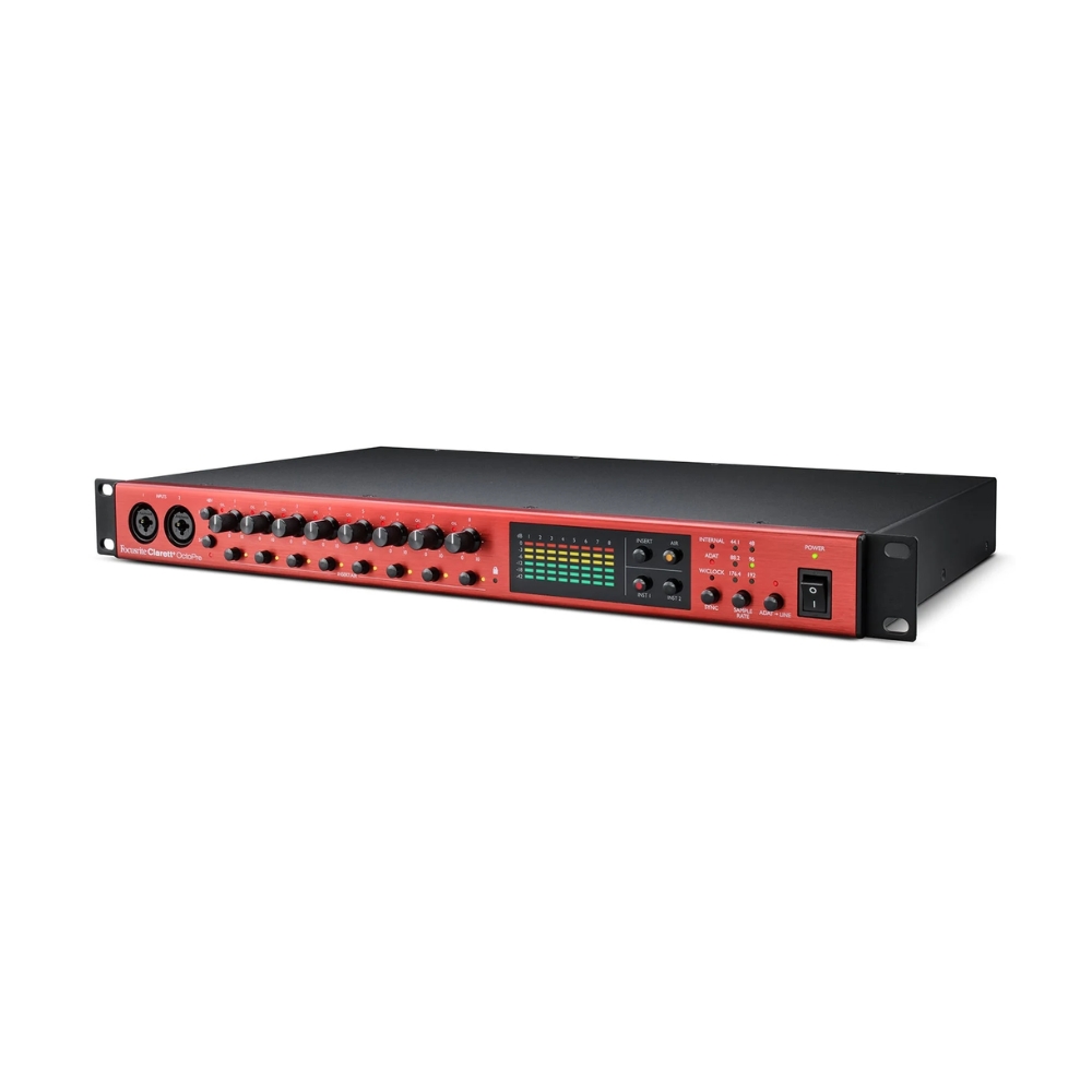 Focusrite Clarett+ OctoPre 8-In/8-Out - Rackmount ADAT Preamp - Image 3