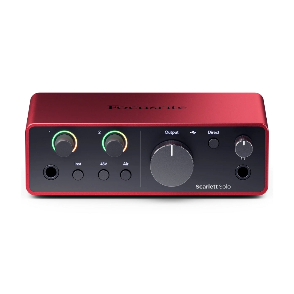 DTM・DAW Focusrite scarlett Solo(gen.4) Focusrite Scarlett Solo 4th Gen - USB Audio Interface - AWAVE