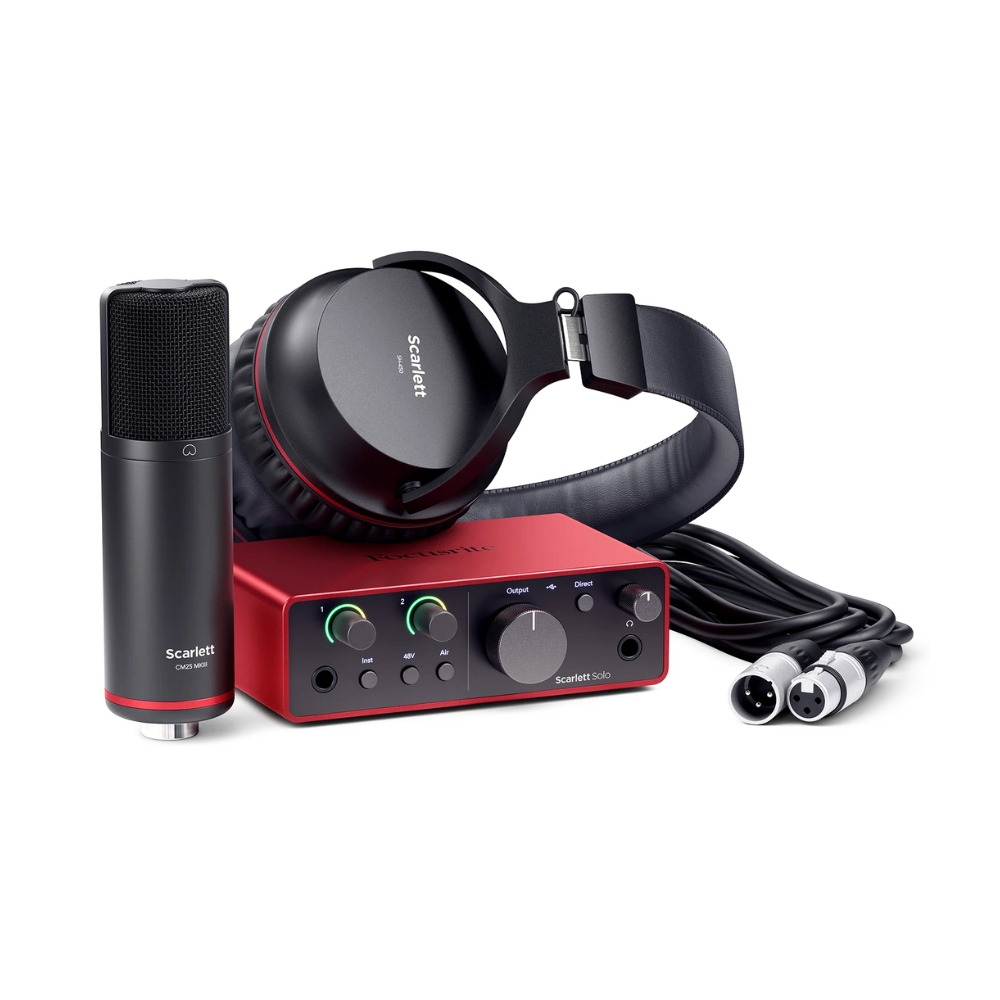 Focusrite Scarlett Solo Studio 4th Gen - USB Audio Interface