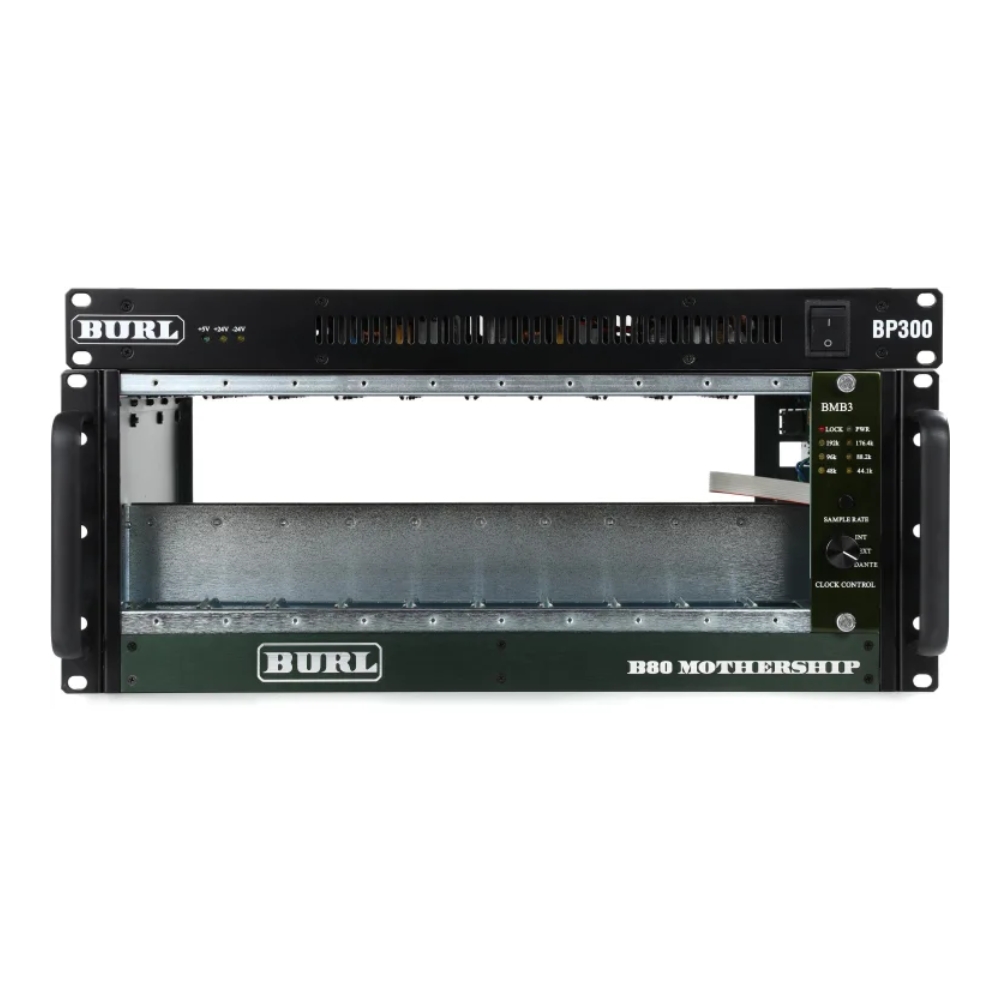 Burl Audio B80 Mothership 3 Chassis with BP300 PSU, BMB3 Dante Motherboard with 1 BK3