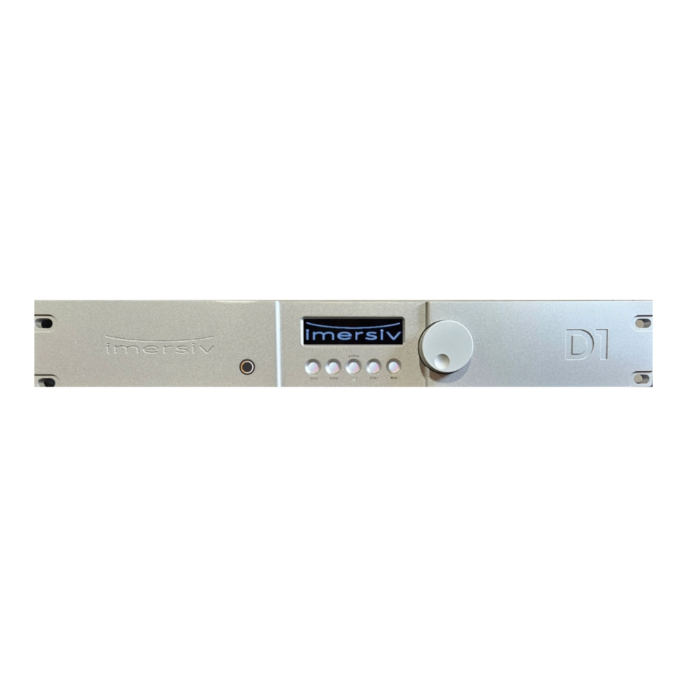 Millenia imersiv D-1 DAC - HDR-A (High Dynamic Range Audio) 2-Channel Rackmount D to A Converter