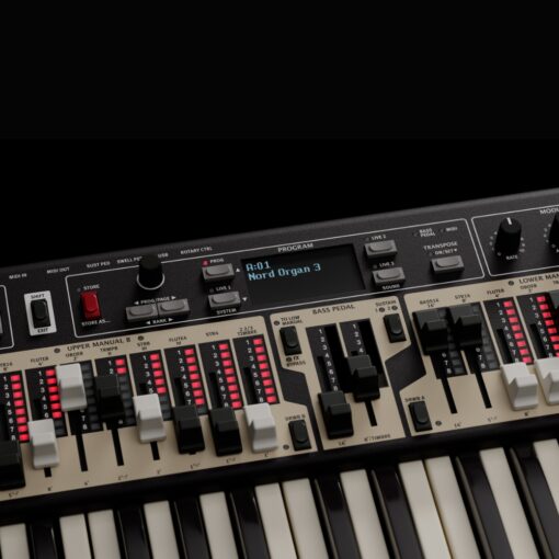 Nord Organ 3 - Dual 61-Key Digital Organ (w/ Waterfall Keyboard Design, Rotary Speaker/Amp Sim & USB/MIDI) - 7