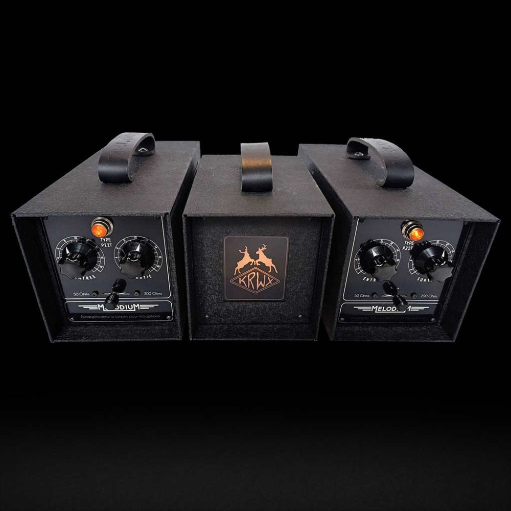 MELODIUM_P22T_PORTABLE_-_2-Channel_Portable_Tube_Mic_Preamp_Stereo_Set