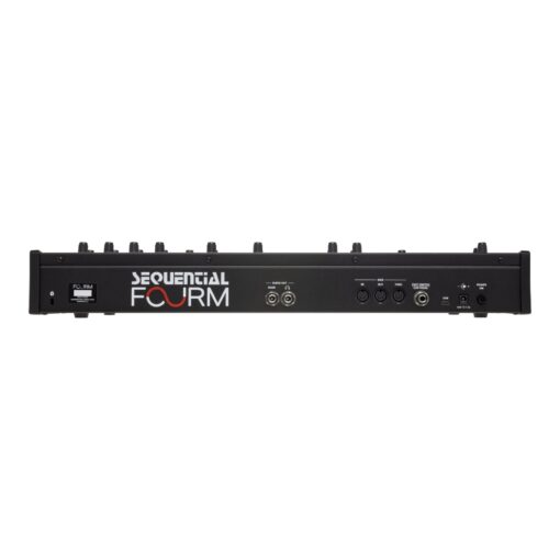 Sequential_Fourm_–_Compact_4-Voice_Analog_Synthesizer_with_Polyphonic_Aftertouch_6_Rear
