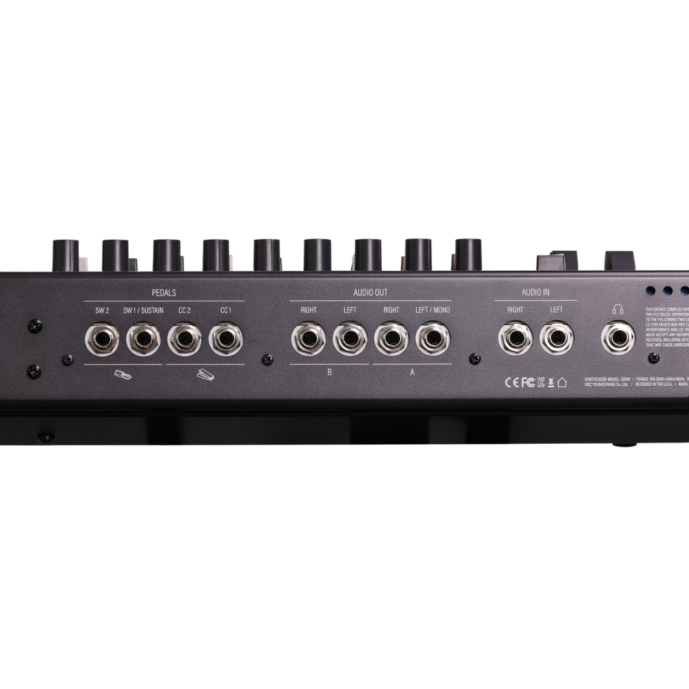 Kurzweil_K2061_-_61-Key_V.A.S.T._Synthesizer_Workstation_8_Rear_Audio_In_Out