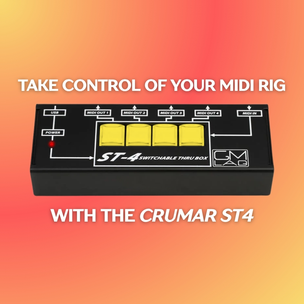 Crumar ST4 - 4-Port Switchable MIDI Thru Box (Blog)
