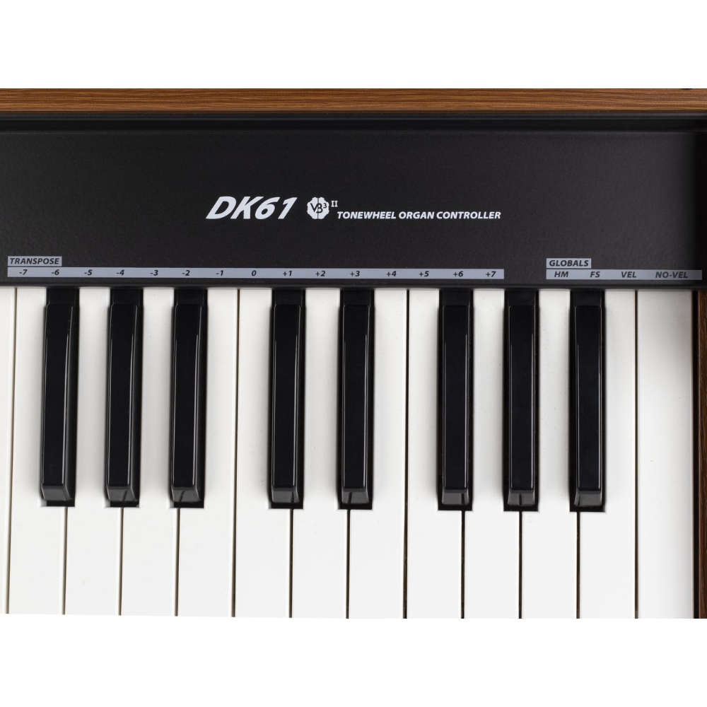 Crumar_DK61_-_61-Key_Tonewheel_Organ_MIDI_Controller_with_Pulse_Waterfall_Keybed_9_Drawbars_5-Pin_MIDI_Out_USB-B_Port_and_USB-MIDI_-_5