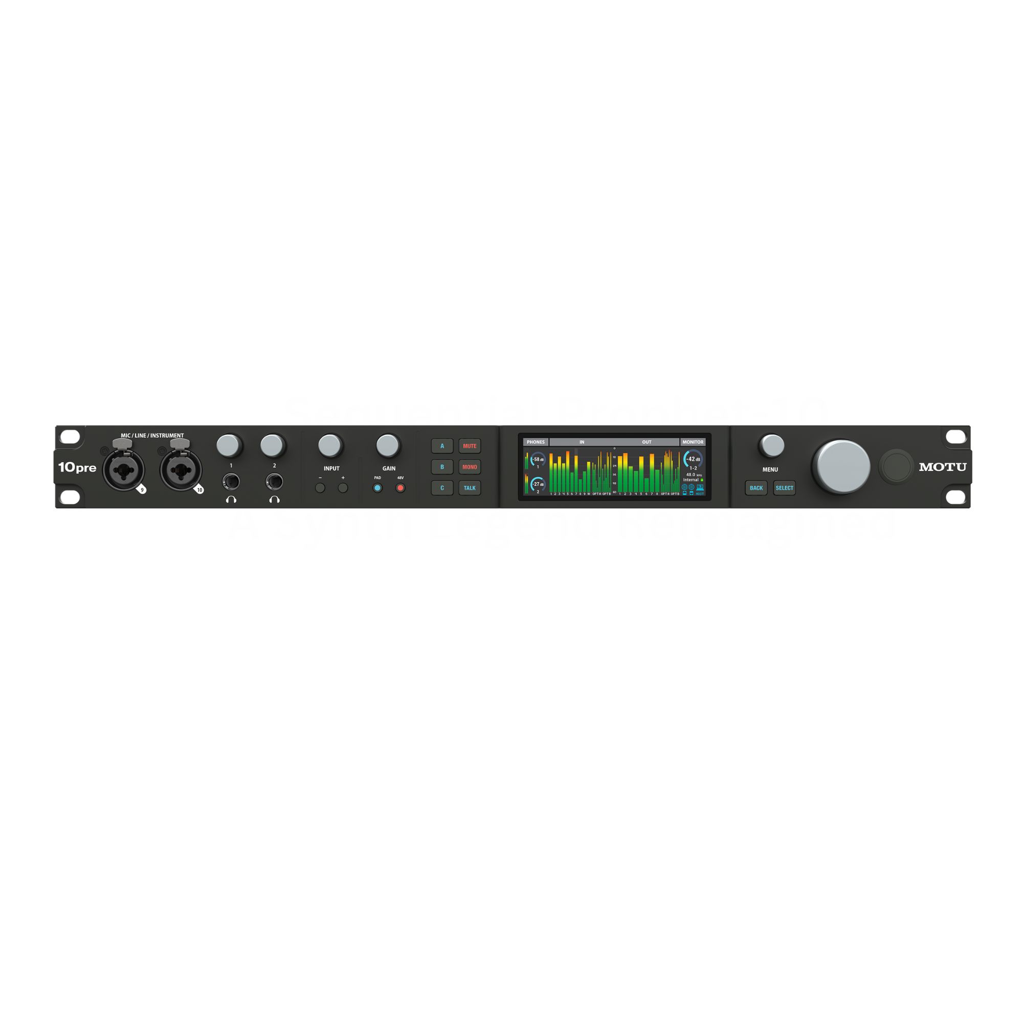 MOTU 10pre 26x28 Thunderbolt 4/USB 4 Audio Interface