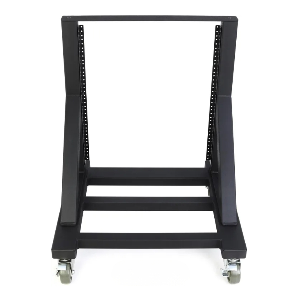 Sound_Anchors_Rack-12_-_Open_Frame_12U_Studio_Rack_Cart_with_Twin_Caster_Wheels_-_4_Rear_Top_Angle