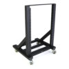 Sound_Anchors_Rack-16_-_Open_Frame_16U_Studio_Rack_Cart_with_Twin_Caster_Wheels_-_1_Front_Left_Angle