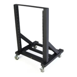 Sound_Anchors_Rack-16_-_Open_Frame_16U_Studio_Rack_Cart_with_Twin_Caster_Wheels_-_3_Front_Right_Angle