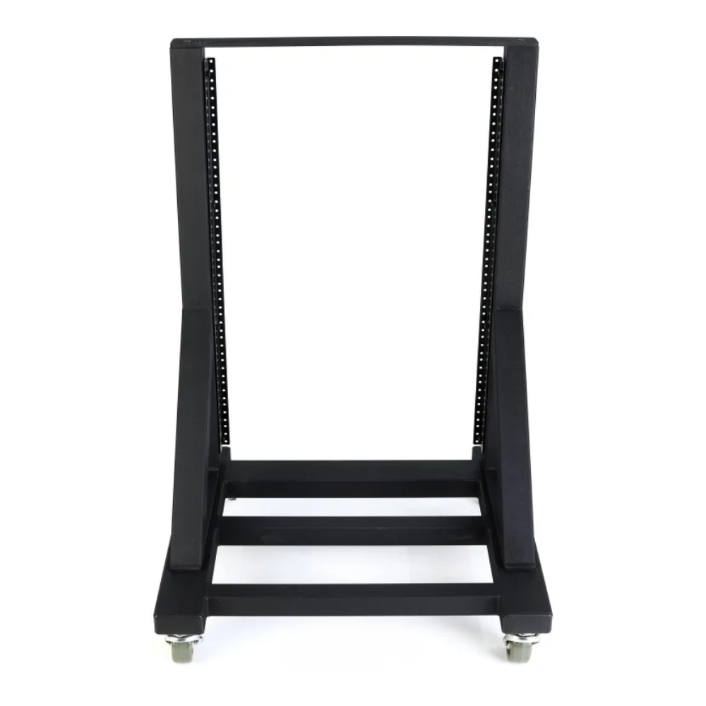 Sound_Anchors_Rack-16_-_Open_Frame_16U_Studio_Rack_Cart_with_Twin_Caster_Wheels_-_4_Rear_Top_Angle