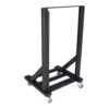 Sound_Anchors_Rack-20_-_Open_Frame_20U_Studio_Rack_Cart_with_Twin_Caster_Wheels_-_1_Front_Left_Angle