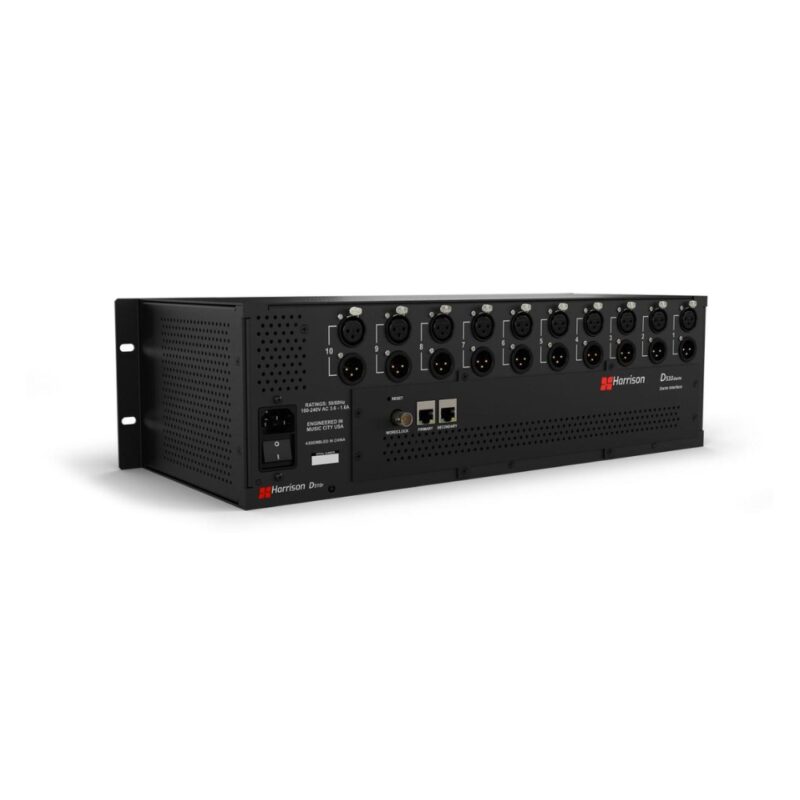 Harrison Audio D510r Rack w/ Dante – 500 Series 10-Slot Power Chassis ...