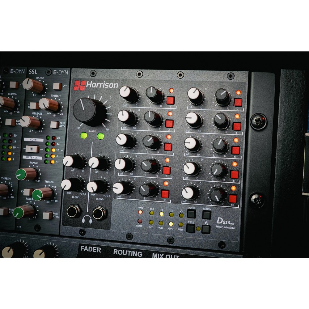 Harrison_Audio_D510r_Rack_–_500_Series_10-Slot_Chassis_with_Dante_AoIP_Interface_Card_and_D510MX_500_Series_10x2_Analog_Summing_Mixer_Module_-_4