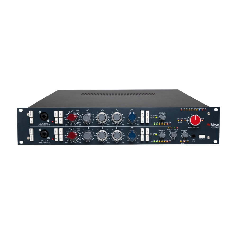 Neve® 1073DPX-D – Dual 1073 Channel Strip w/ Integrated USB/ADAT