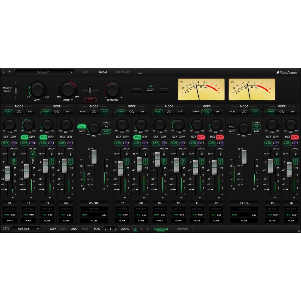WesAudio_ngSumBox_-_Next_Generation_Analog_Summing_System_with_Digital_Recall_Automation_and_Advanced_Controller_Integration_-_12_Fader_Iron_Mode_Plugin