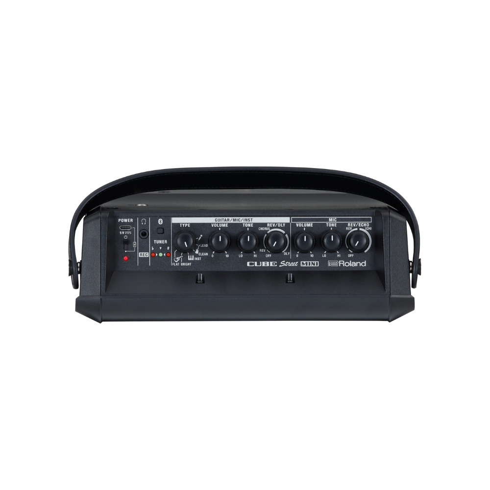Roland_CUBE_Street_Mini_-_Compact_Battery-Powered_Amplifier_Portable_PA_-_3_Top_Controls_and_Indicators