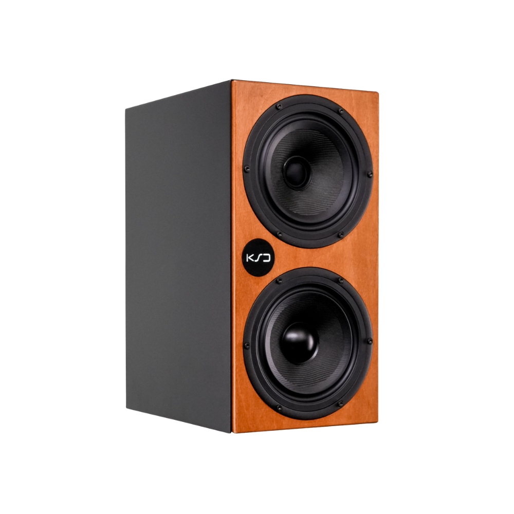 KSD_C55_Reference_-_2.5-Way_Coaxial_Main_Monitor_Cherry_PAIR_-_6_Front_Left_Angle_Vertical_Left