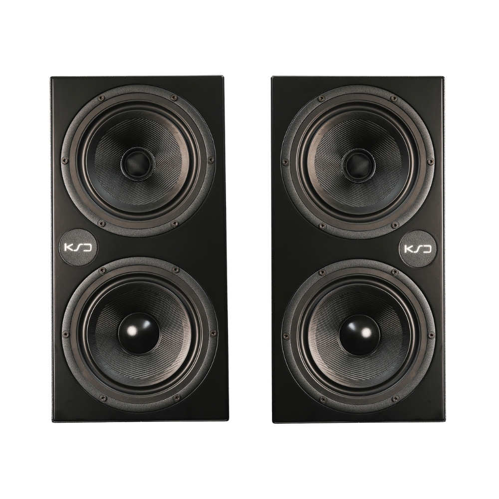 KSD_C55_Reference_-_2.5-Way_Coaxial_Main_Monitor_Black_PAIR_-_1_Front_Vertical