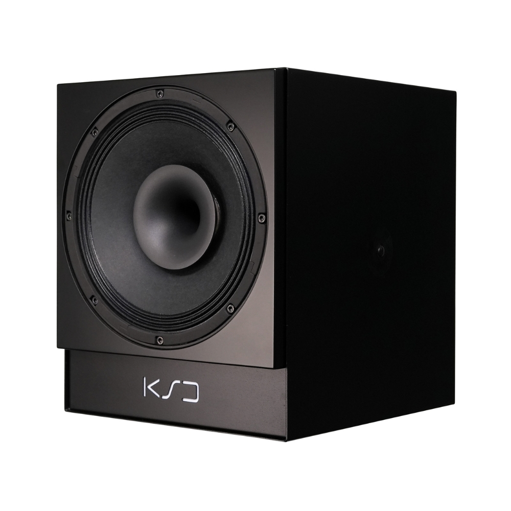 KSD_C100_Reference_-_2-Way_Coaxial_Point_Source_Monitor_Black_PAIR_-_4_Front_Right_Angle