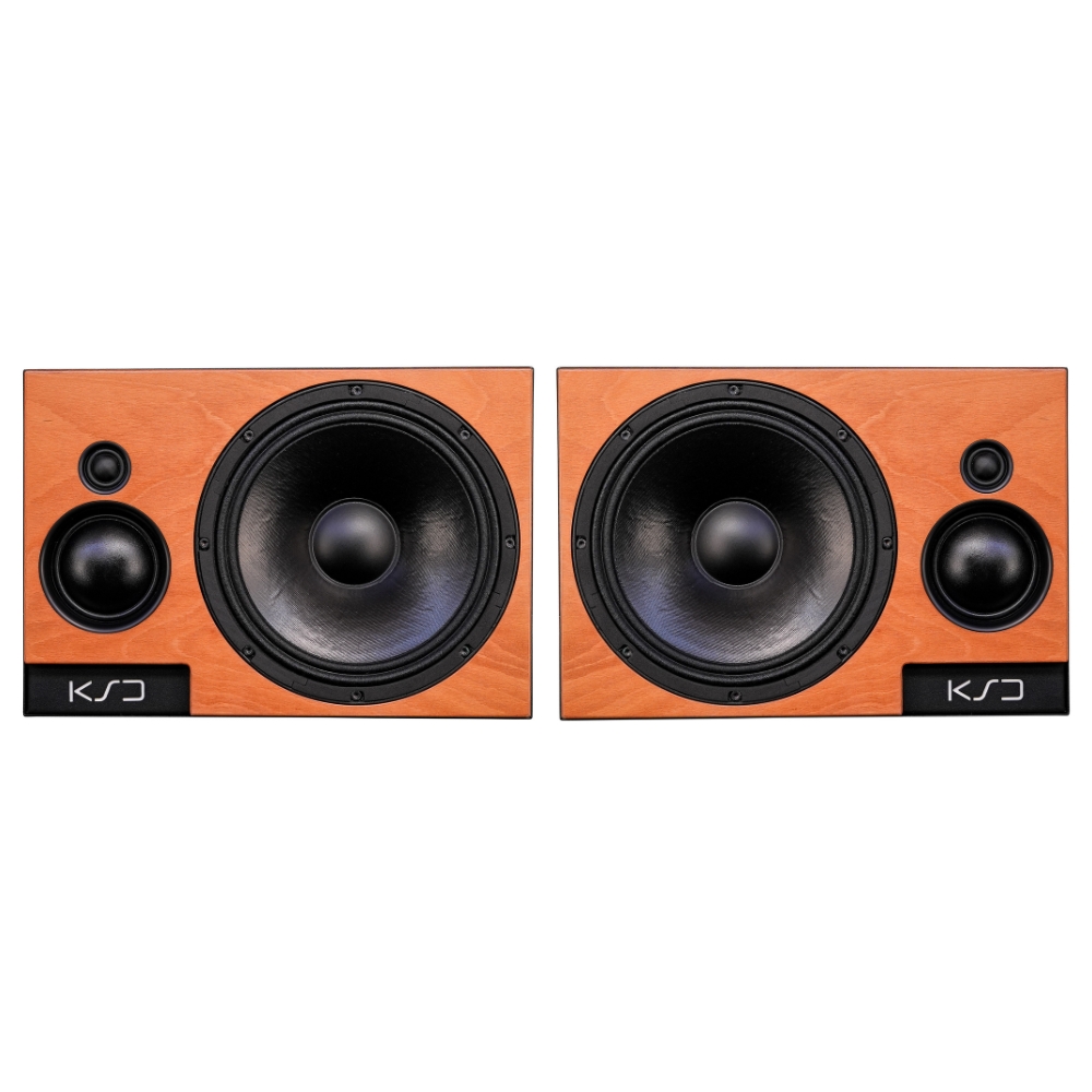 KSD_A200_MK2_-_3-Way_Active_Reference_Monitor_Cherry_PAIR_-_1_Front