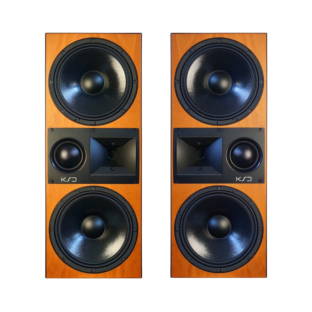 KSD_A500_-_3-Way_Active_Main_Reference_Monitor_Cherry_PAIR_-_1_Front