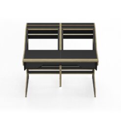 SESSIONDESK_QUINTAV_2-0_-_Studio_Workstation_with_Keyboard_Tray_90s_Black_-_2_Front