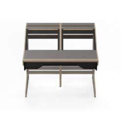 SESSIONDESK_QUINTAV_2-0_-_Studio_Workstation_with_Keyboard_Tray_80s_Grey_-_2_Front