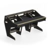 SESSIONDESK_OKTAV_2-0_-_Studio_Workstation_with_Keyboard_Tray_90s_Black_-_1_Front_Side