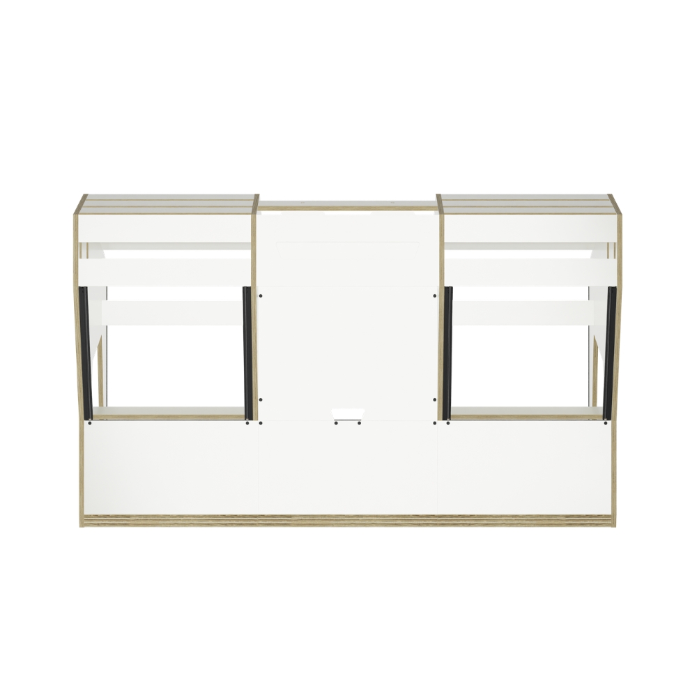 SESSIONDESK_OKTAV_2-0_-_Studio_Workstation_with_Keyboard_Tray_70s_White_-_3_Top