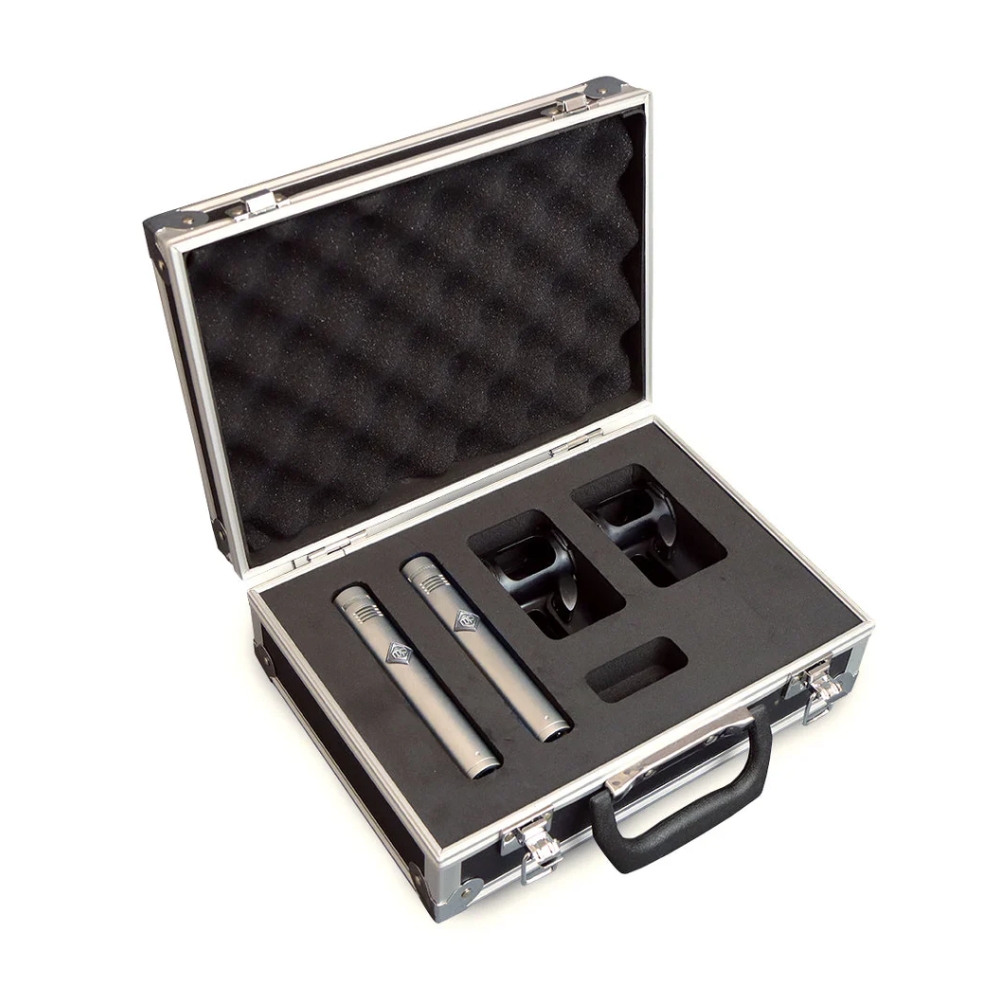 Roswell_Pro_Audio_SDC-84_-_Pencil_Condenser_Microphones_Matched_Pair_-_2_Mics_Travel_Case_Suspension_Mounts_and_Spare_O-Rings