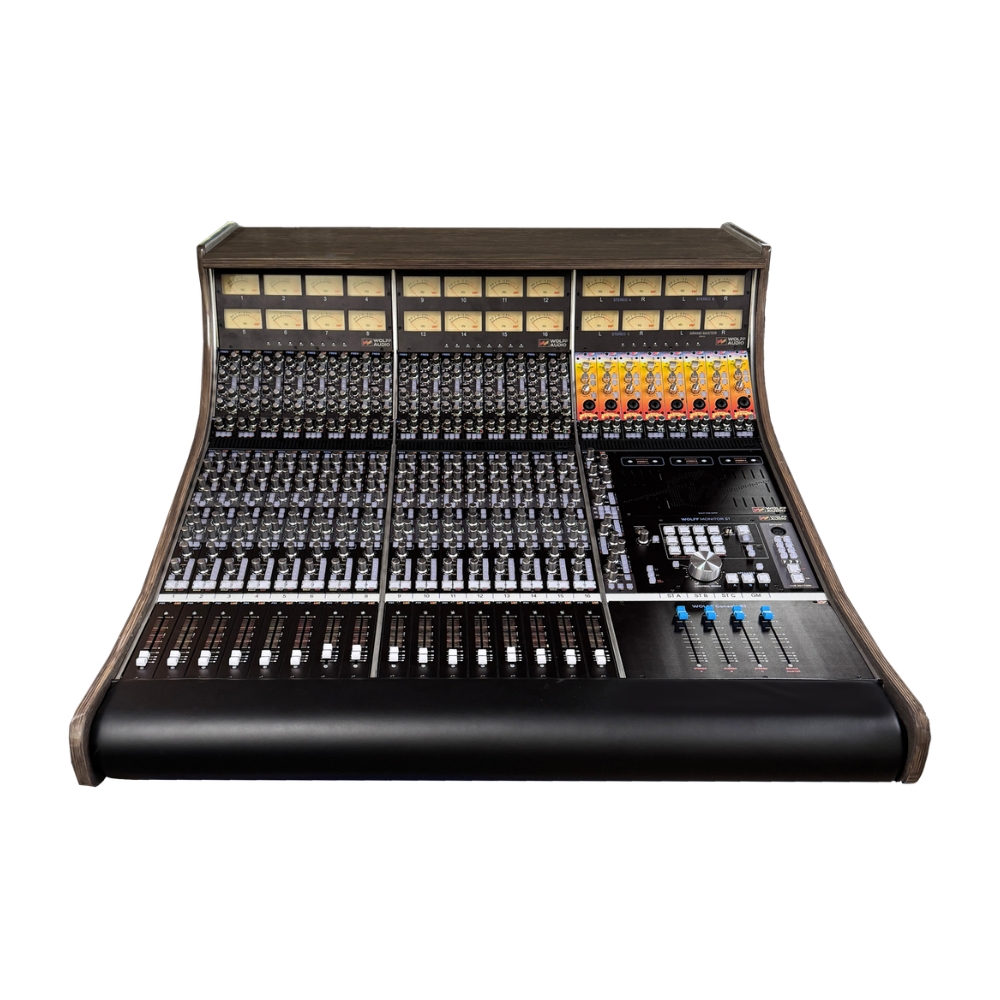 Wolff_Audio_Console_ST-40-A_-_40-Channel_Analog_Console_with_FX_Returns_40_Wolff_Audio_Preamps_40_FREQ_EQs_and_Fader_Automation_-_2_Front_View_Example