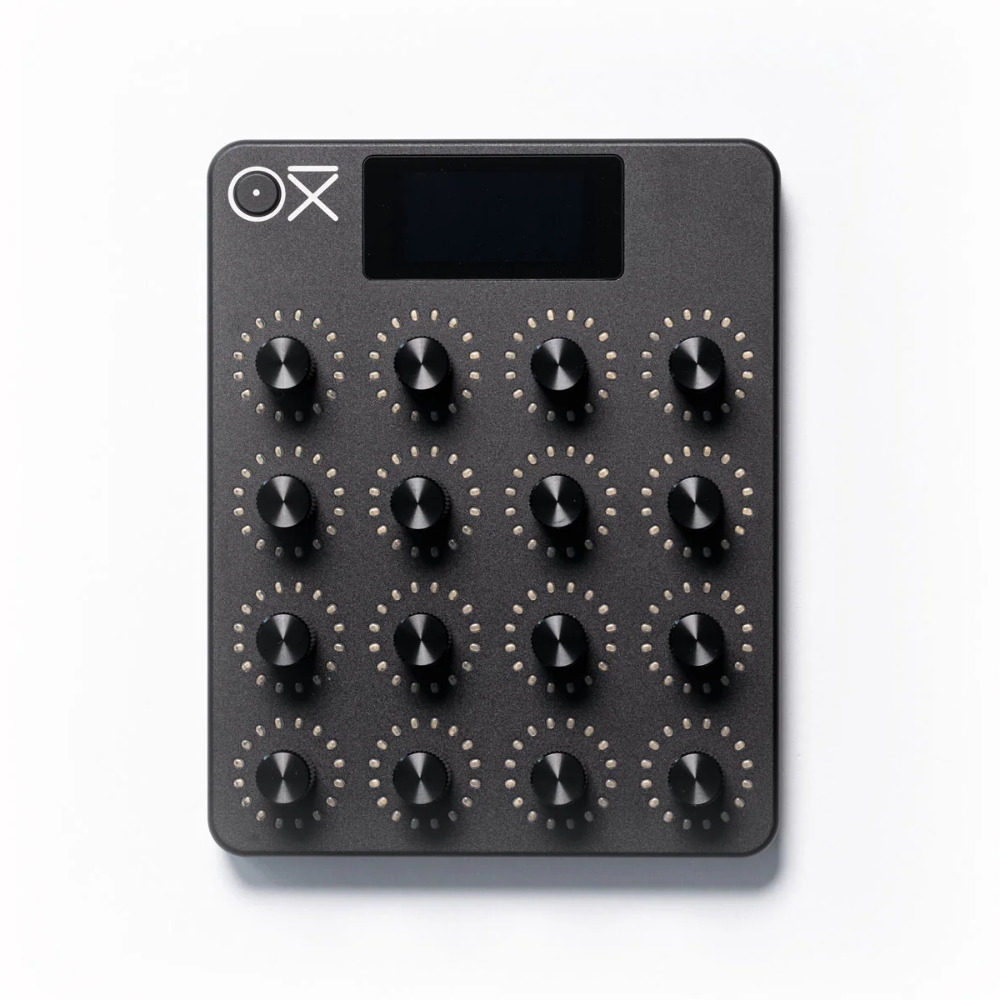 OXI_Instruments_OXI_E16_-_Portable_Rotary_MIDI_Controller_-_2_Top_View_Off
