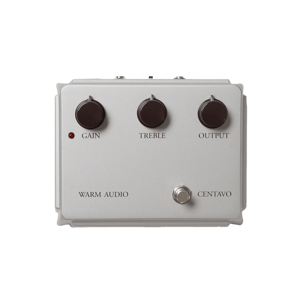 Warm_Audio_Centavo_-_Professional_Overdrive_Pedal_Silver_-_1_Front_Top