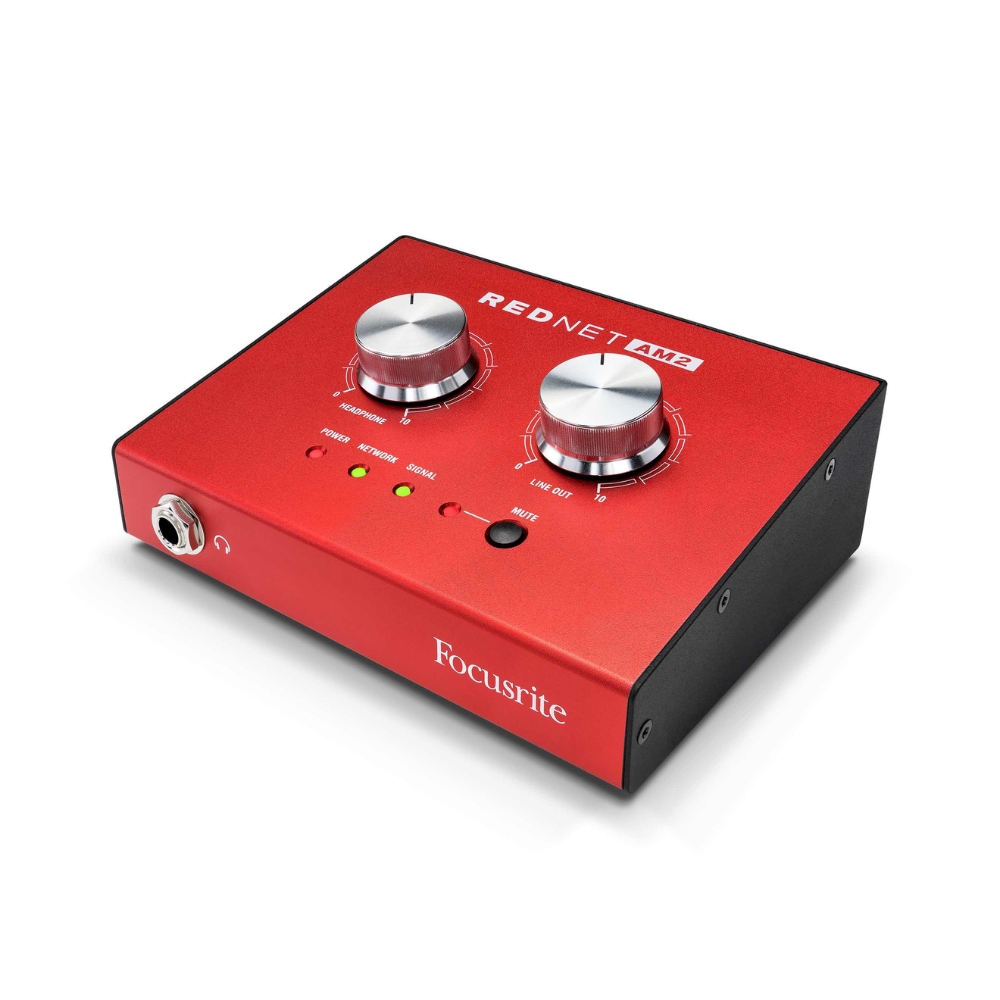 Focusrite_RedNet_AM2_-_Stereo_Headphone_and_Line_Output_Dante_Interface_with_PoE_-_4_Right_Angle